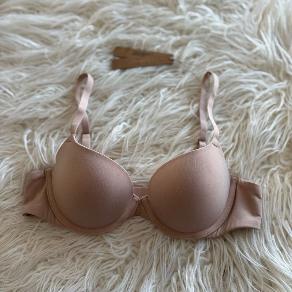 Skims Fits Everybody Pushup Demi Bra Mica Size 34B - Picture 2 of 4